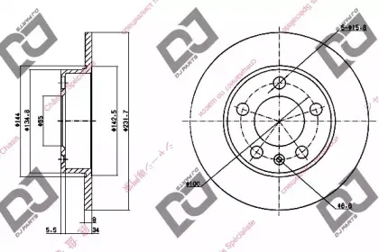 Тормозной диск DJ PARTS купить